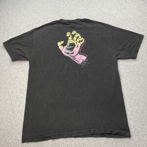 Santa Cruz Skateboards Screaming Hand Black T-Shirt Men's Size L